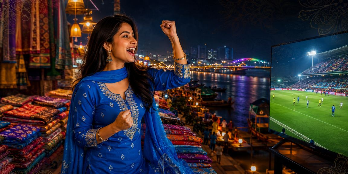 রাজশাহীতে সালোয়ার কামিজ পরিহিত ভিআইপি বেটার মোবাইলে বেটিং করছেন